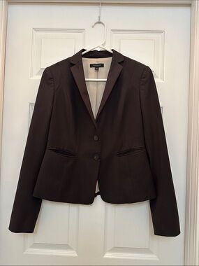 Ann Taylor black Two-Button Tailored Blazer
